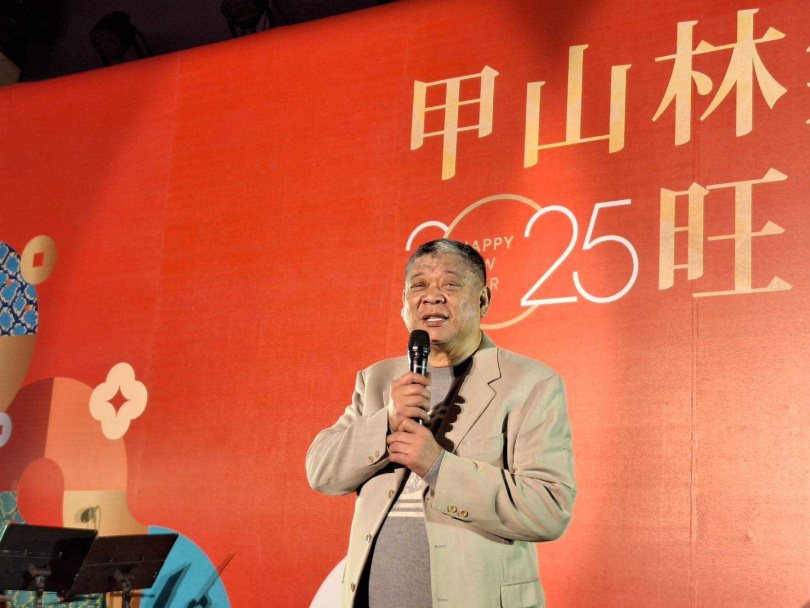 祝文宇表示，愛山林去年自建案總銷超過600億元，今年將推出1000億元，也開始擴編營造部門，「相信過幾年營收更有看頭！」（圖／林榮芳攝）