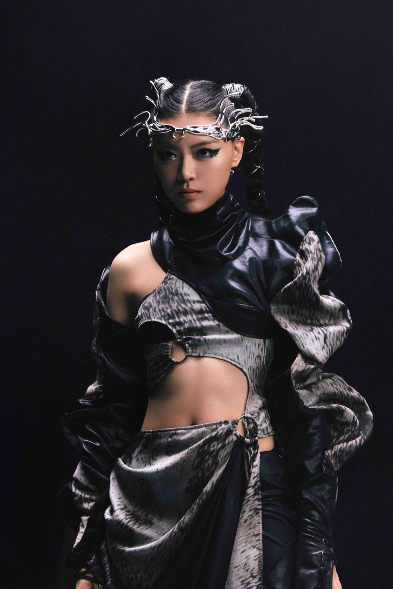 楚晴首張個人專輯以「亞洲未來主義」為概念。（圖／JFJ Productions提供）