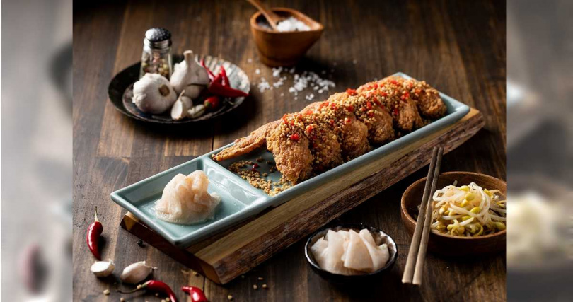 姜滿堂「香蒜辣雞翅」。(260元,圖/豆府餐飲集團提供)