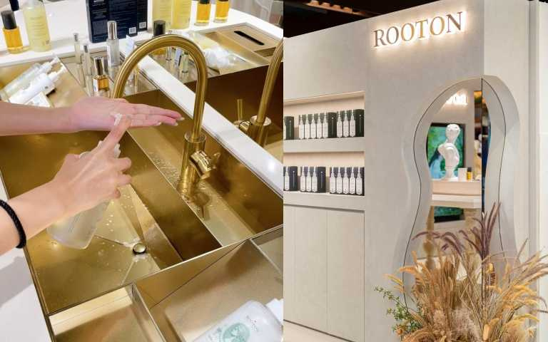 一進入店內就可以看到巨大的洗手台讓你適用髮品（圖／品牌提供）