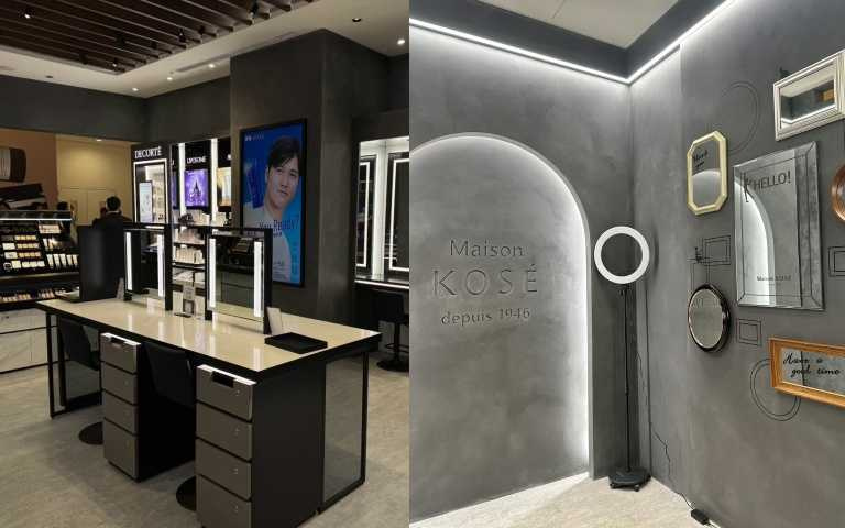 彩妝體驗區和拍照區。（圖／品牌提供）