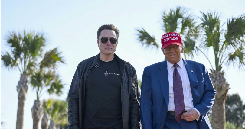 美國總統川普與特斯拉執行長馬斯克之間的「金主翻臉」大戲持續上演！（圖／達志／美聯社）
