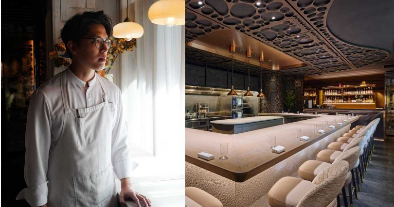 君尹Brisé迎來新主廚江丕禮Pili（左），空間也經過改裝、更加輕盈明亮。（圖／魏妤靜攝、君尹Brisé提供）