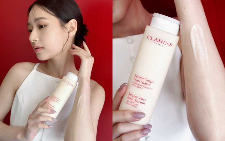 克蘭詩 極美活膚身體精華 200ml/2,550元(圖/廖怡婷 攝)