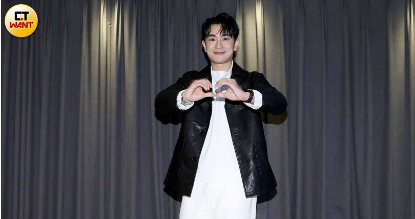 陳謙文剛出道時工作過勞，拍戲拍到進醫院。（圖／侯世駿攝）