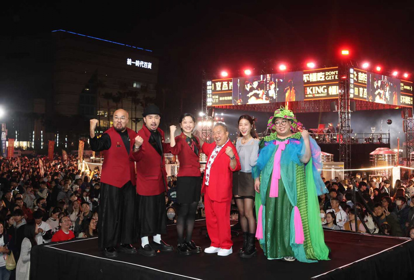 《夜市王》共入圍「綜藝節目獎」、「綜藝節目主持人獎」、「節目類美術設計獎」、「節目類剪輯獎」、「節目類節目創新獎」5獎。（圖／緯來提供）