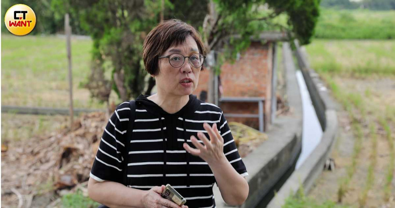 年輕時就曾參與李長榮化工圍廠抗議的前國大代表鍾淑姬（圖）直指，儘管當時成功讓榮化新竹廠停工，廠內卻還保留不少汙染物，恐怕與灌溉水路染毒脫不了關係。（圖／周志龍攝）
