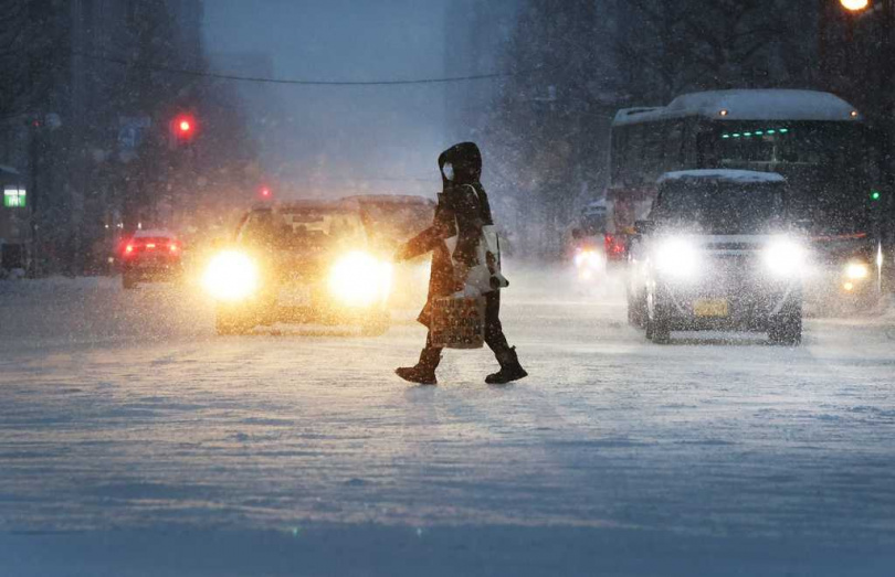 日本日本海側降下大雪，部分山區24小時降雪量預估達60至80公分。