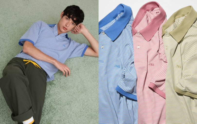 UNIQLO JW ANDERSON男裝/男女適穿 DRY網眼POLO衫／790元（圖／品牌提供）