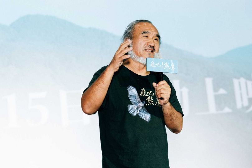 導演梁皆得在世界首映會上暢談自己的創作歷程。（圖／采昌提供）