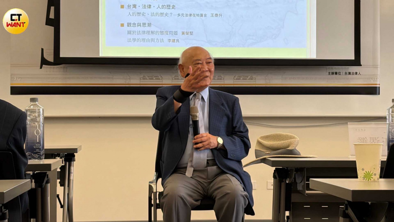 前大法官王澤鑑表示，台灣最大問題是大法官運作問題。（圖／項程鎮攝）