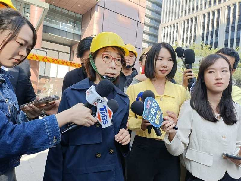 新光三越本部長曹美虹受訪。（圖／中國時報陳淑娥攝）