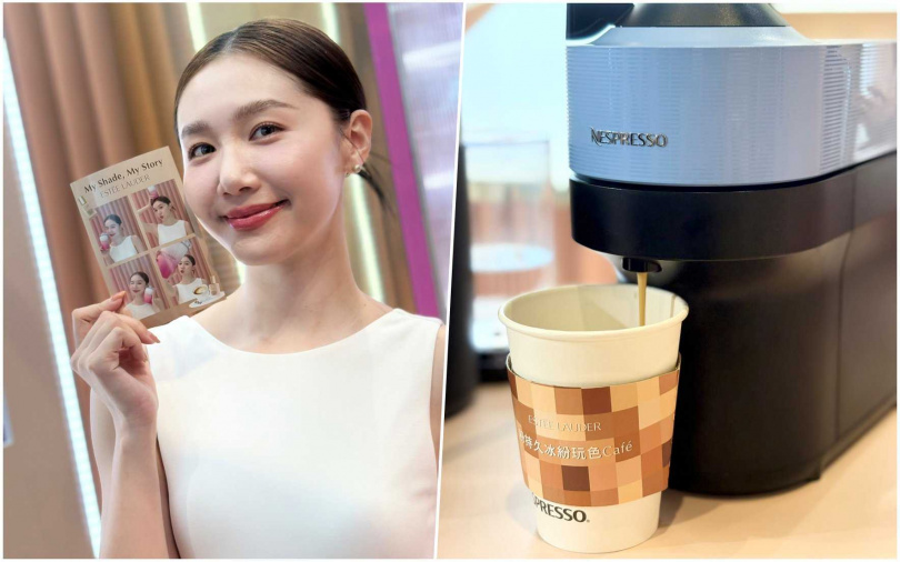 別忘了還能玩「人生四格拍貼機」、品嚐Nespresso聯名特調飲，不小心就在這裡待上一整天！（圖／吳雅鈴攝）