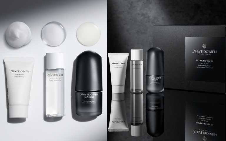 男人極致 能量賦活露N限定禮盒內含: 男人極致 極淨保濕潔膚乳(27g)、男人極致 極淨保濕調理露(30ml)、男人極致 能量賦活露N(15ml)。Shiseido Men 男人極致能量賦活露N限定禮盒/1,600元。(圖/品牌提供)