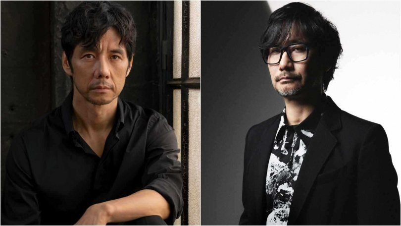 西島秀俊將與小島秀夫在金馬62星光大道合體。（圖／金馬執行委員會）