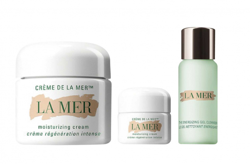 Only SOGO-LA MER潤澤人氣60ml組。買霜60ml(正貨)、贈乳霜15ml+極致潔顏凝露30ml。價值19,235元，優惠價12,420元。限量20組。（圖／業者提供）