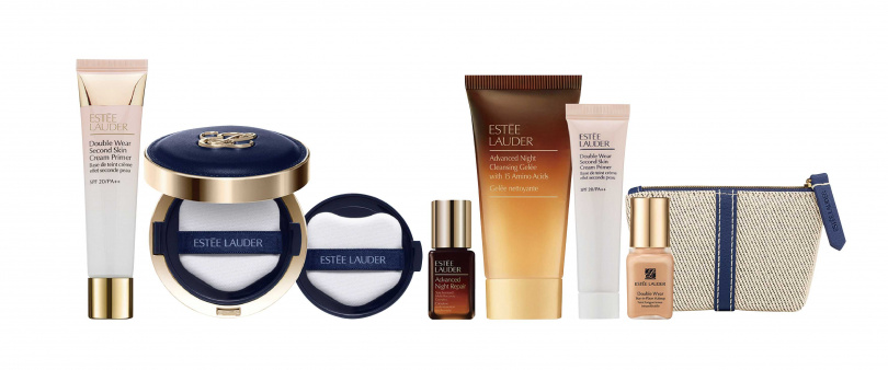 Only SOGO-Estée Lauder粉持久美肌氣墊組。價值8,416元，優惠價4,860元。限量20組。（圖／業者提供）