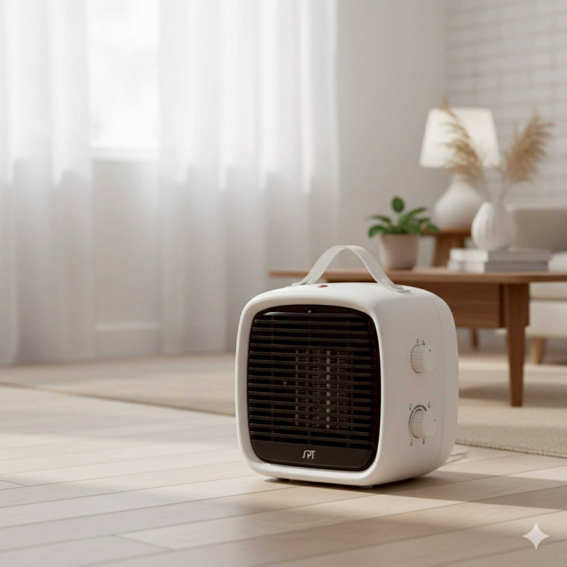 BeautyClub累積滿10,000元，加贈尚朋堂陶瓷電暖器SH-2421W。限量2000台。（圖／業者提供）