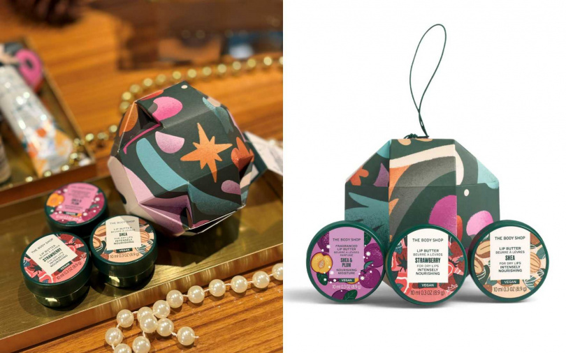 The Body Shop果香潤唇呵護原裝禮盒／980元（圖／吳雅鈴攝、品牌提供）