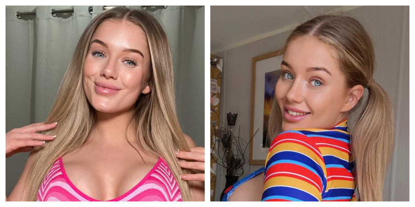 歐唐納原本遭外婆拒絕參加耶誕聚會,得知其月收入約310萬元後,對方態度立刻轉變。(圖/翻攝自IG,amber.odon)