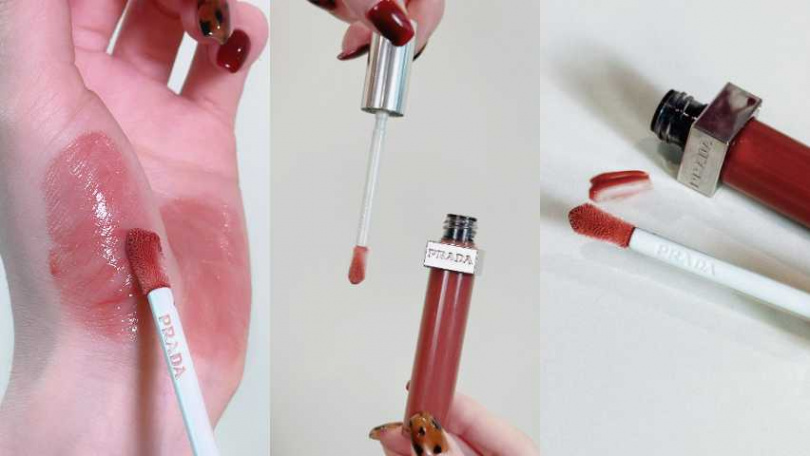 PRADA 率性持光凍唇釉 全10色／1,650元（圖／品牌提供）