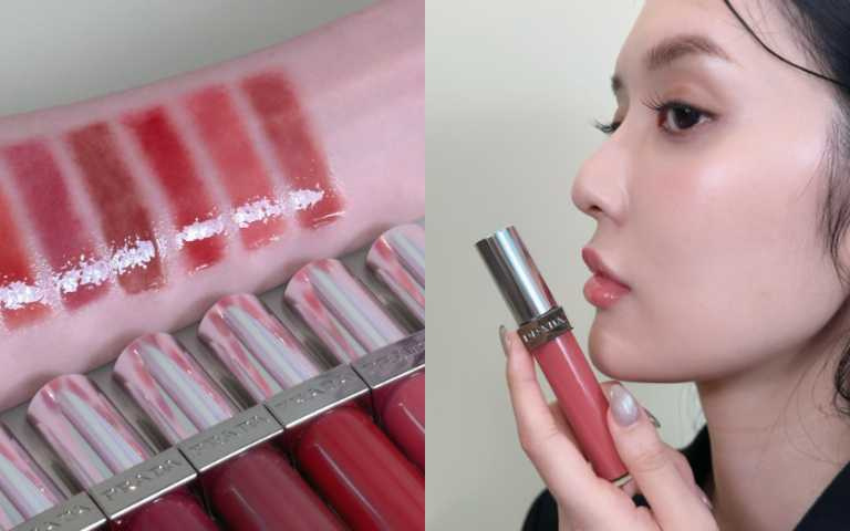 PRADA BEAUTY【率性持光凍唇釉】精選10款時髦氛圍感訂製色選，涵蓋裸、粉、紅、棕、橘等色調。（圖／品牌提供）