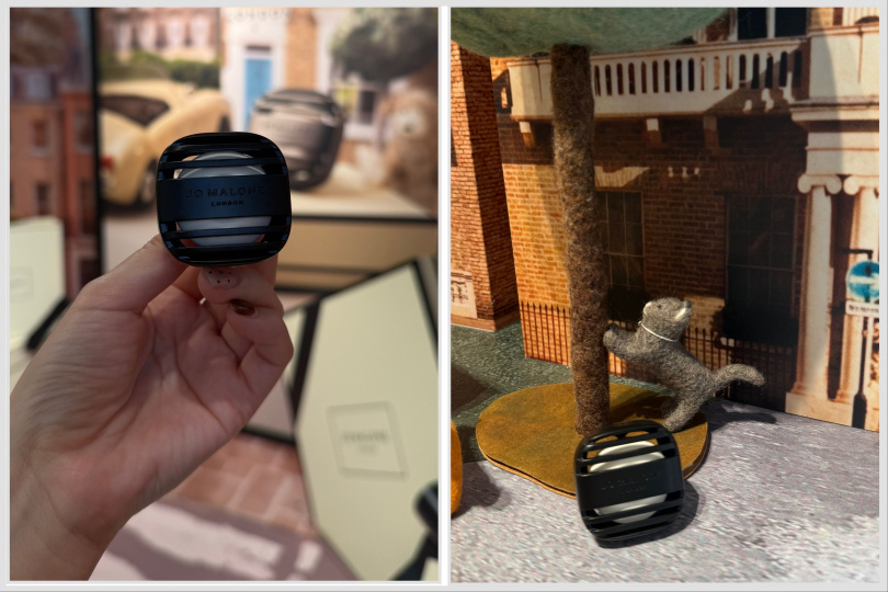 Jo Malone London 車用擴香盒 / 2,000元、車用擴香蕊心 / 2,350~2,900元。(圖/品牌提供)