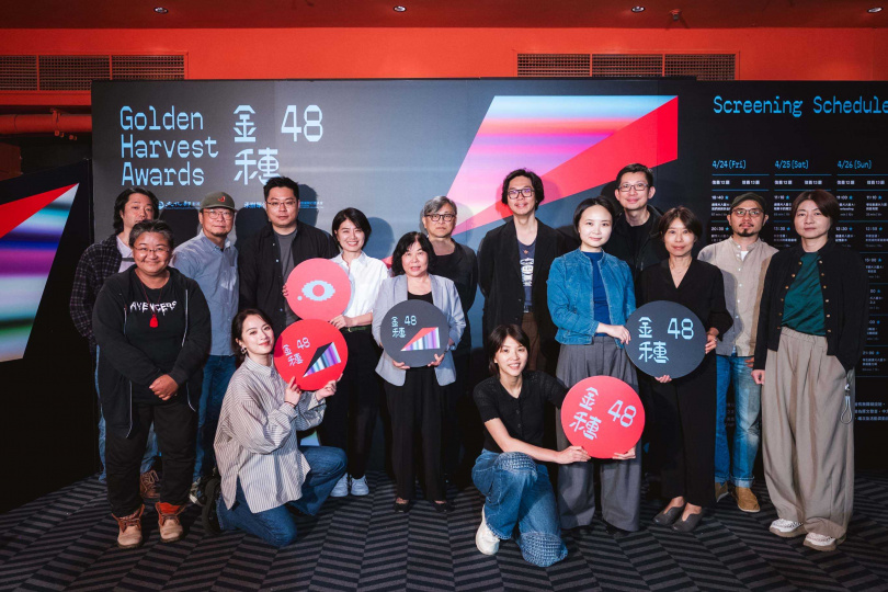 金穗48評審們與文化部影視及流行音樂產業局副局長呂美莉。（圖／金馬執行委員會）