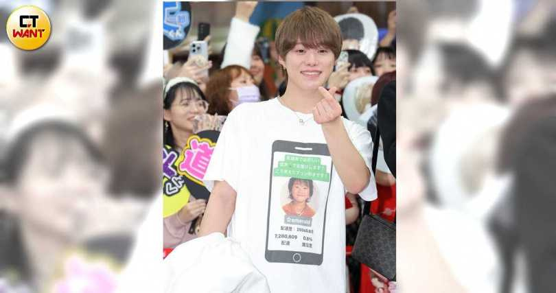 浪花男子成員大橋和也因名字同樣有「和也」,意外被網友點名成為「和也法則」下一位主角。(圖/林士傑攝)