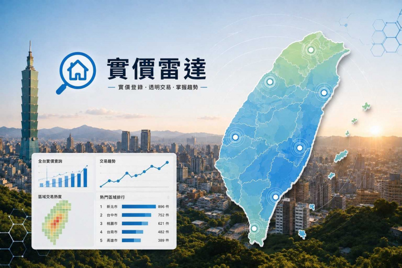 實價雷達推LINE查詢工具,民眾看房查實價登錄免留個資。(圖片提供/實價雷達)