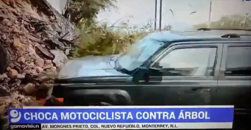 車輛猛烈撞向採訪團隊,阿爾瑪與攝影記者被推向後方石牆,直播也瞬間中斷。