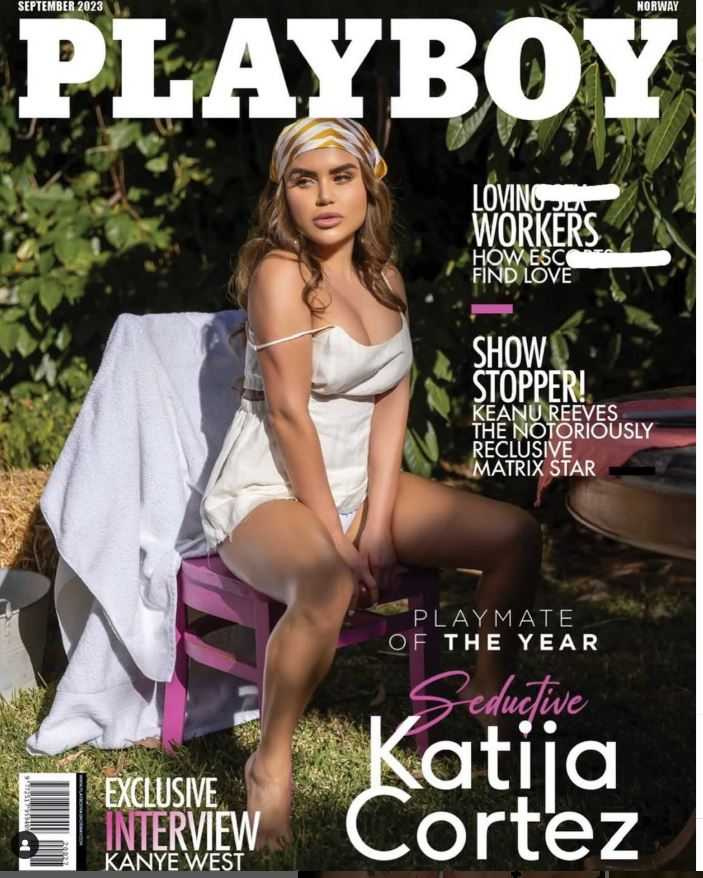 卡蒂亞登上《花花公子》（Playboy）2023年度玩伴。（圖／翻攝自IG／@playmatekatija）