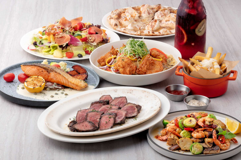 BELLINI Pasta Pasta「歡聚分享餐」。(圖/三澧餐飲集團提供)