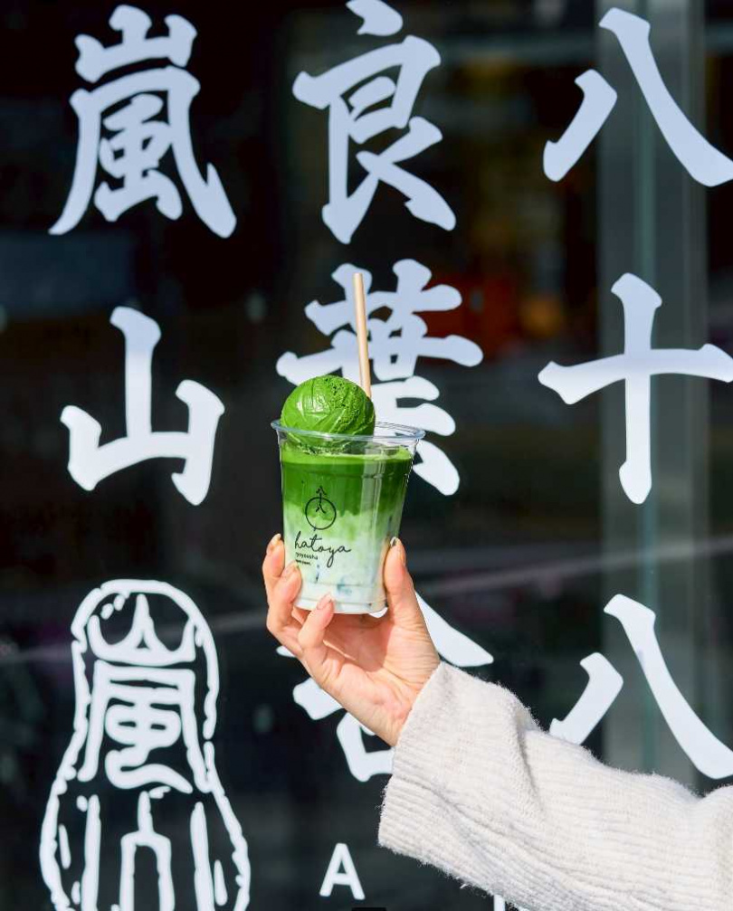 主打抹茶飲品的八十八良葉舎,2019年在京都成立,因大受顧客好評成為日本人氣打卡名店。(圖/大倉久和提供)
