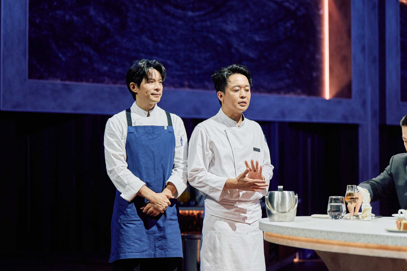 姚淳耀和主廚高郁皓面臨被淘汰的超大壓力。(圖/華視提供)