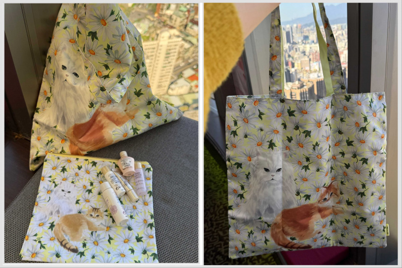 凡點用套餐，即贈市價3,465元PAUL & JOE貓之日明星旅行7件組（圖／黃筱婷攝）