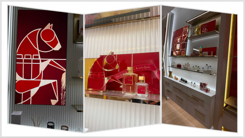 今年是馬年，品牌MFK也正在裝飾上融入紅色與馬年元素，增添喜慶！（圖／黃筱婷攝）