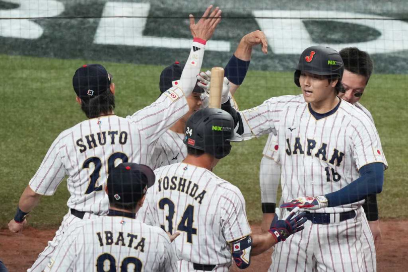 大谷翔平在社群分享日本隊比賽照片，感謝隊友與球迷支持。