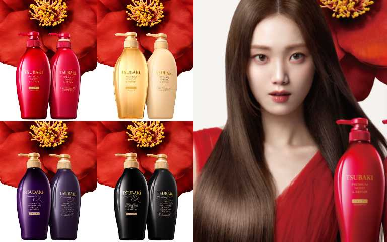 水亮豐潤與蓬鬆彈潤系列洗髮精、潤髮乳450ml皆為／300元、護髮霜 160g／320元、深層修護與防斷強靱系列洗髮精、潤髮乳450ml皆為／350元。（圖／品牌提供）