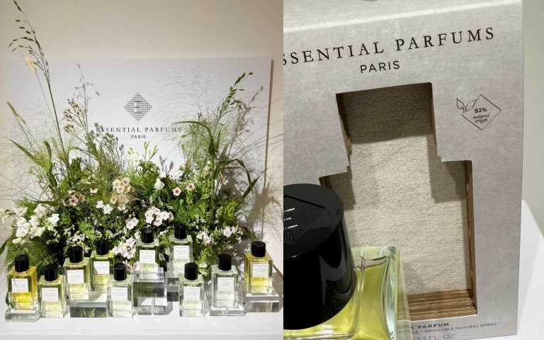 尊重調香師的原創，此外，也很在意永續部分，外包裝會直接寫出有多少%的天然原料唷！（圖／黃筱婷攝）