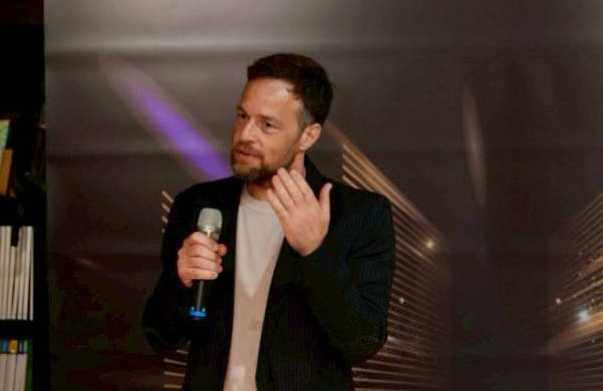 2025臺北設計獎設計師之夜，奧地利Christoph Gredler國際評審致詞。（圖片提供／臺北設計獎）