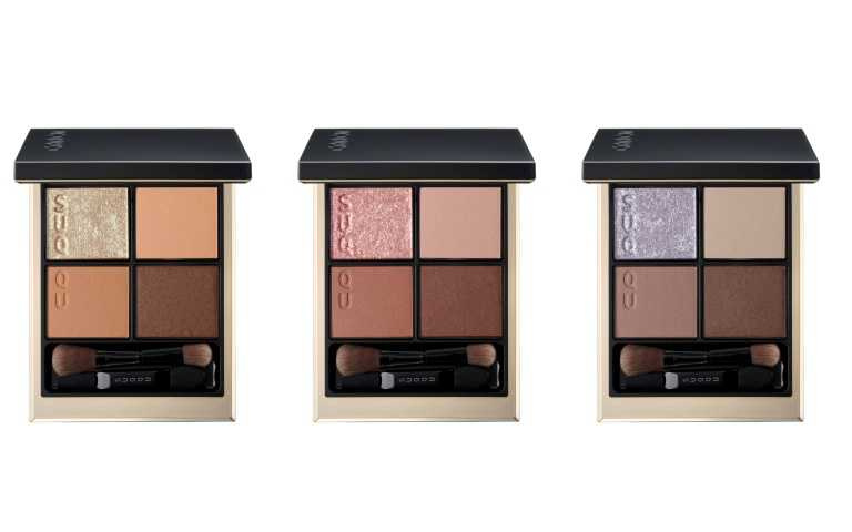SUQQU 晶采盈緻眼彩盤 S01霜落葉／S02霜華／S03霜來 6.2g / 2,600元（圖／品牌提供）