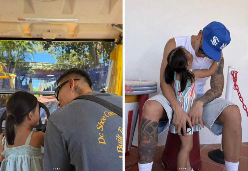 瘦子是演藝圈有名的「女兒傻瓜」，對寶貝女兒十分寶貝。（圖／翻攝自瘦子IG）