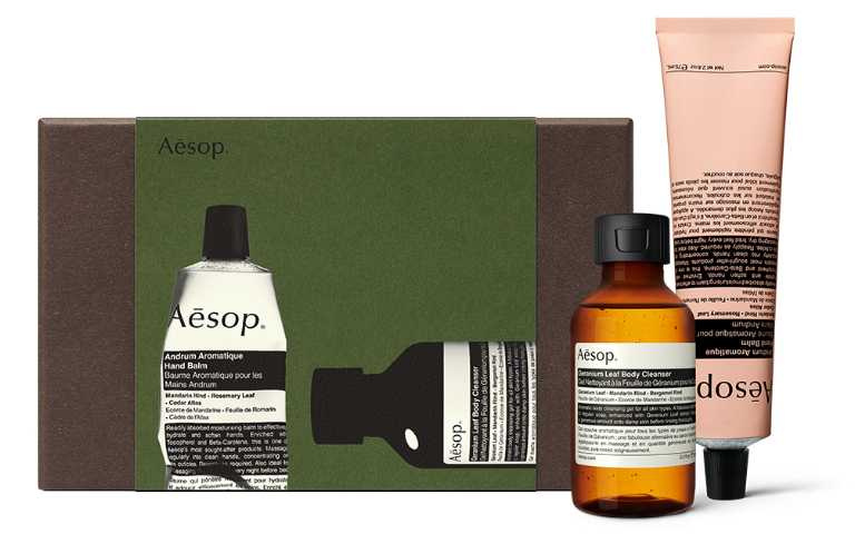 Aesop 溫情禮客 手部及身體二重奏／1,500元（圖／品牌提供）