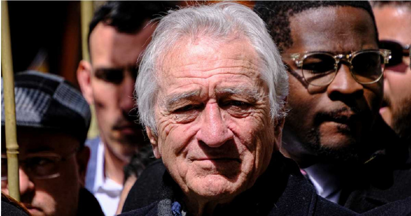 長期批評川普的奧斯卡影帝勞勃狄尼洛（圖中）也有參與示威。（圖／達志／美聯社）