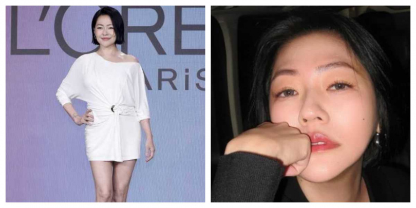 小S近日回歸《小姐不熙娣》錄影，卻被眼尖網友發現臉上多了兩顆黑點。（圖／侯世駿攝、翻攝自IG@elephantdee）