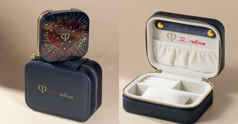 消費滿13,000元含任一品無限之愛限量系列商品即享肌膚之鑰 X RedLine 限量珠寶盒乙個。（圖／品牌提供 ）
