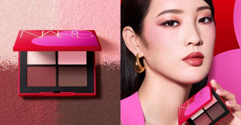NARS 4色眼彩盤 SWEET KISS 傾心愛慕限量版／1,950元（圖／品牌提供 ）