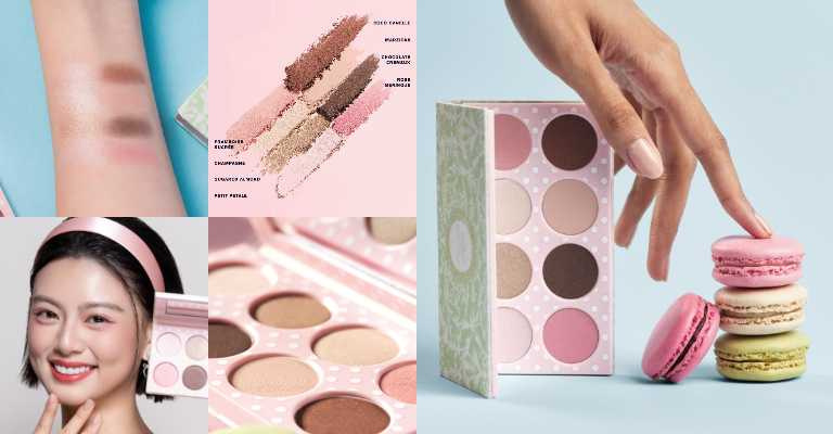 雅詩蘭黛 絕對慾望訂製8色眼彩盤 Ladurée聯名款／2,600元（圖／品牌提供 ）