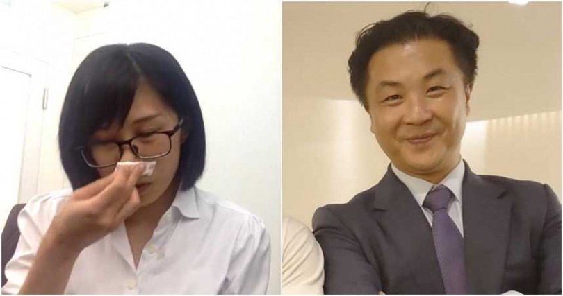 呂秋遠與「孩子生母」女律師林沄蓁徹底槓上。(圖/翻攝自作家H直播、呂秋遠臉書)